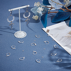 60Pcs Brass Leverback Earring Findings&nbsp;KK-ME0001-03