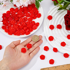 80Pcs Opaque Resin Cabochons&nbsp;RESI-DC0001-61A