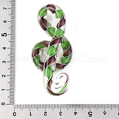 Handmade Lampwork Big Pendants&nbsp;LAMP-T023-07C