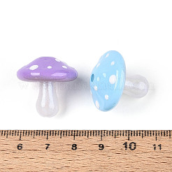 UV Plating Opaque Luminous Acrylic Beads&nbsp;OACR-N153-07
