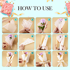 Cotton Waterproof Gift Wrapping Paper&nbsp;DIY-TAC0025-12A