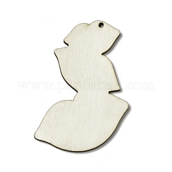 Single Face Printed Aspen Wood Big Pendants&nbsp;WOOD-G014-34