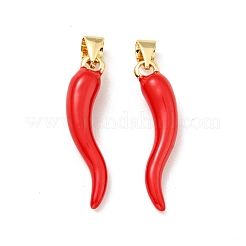 Brass Enamel Pendants&nbsp;X-KK-G416-54