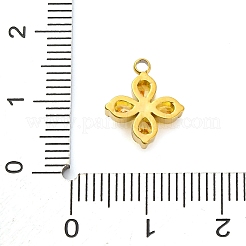 304 Stainless Steel Micro Pave Cubic Zirconia Pendants&nbsp;LS-STAS-U042-06G-04