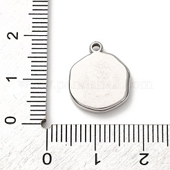 304 Stainless Steel Pendants&nbsp;STAS-I348-02P-03