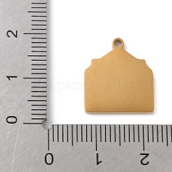 Christmas Themes 304 Stainless Steel Enamel Pendants&nbsp;LS-STAS-K312-04M-G