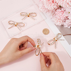 4Pcs Alloy Rhinestone Shoe Decoration&nbsp;AJEW-GF0009-28KCG