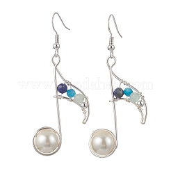Brass Dangle Earrings&nbsp;EJEW-TA00804