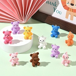 16Pcs 8 Colors 3D Resin Pendants&nbsp;RESI-YW0006-03