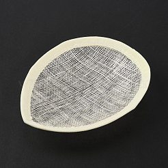 Linen Teardrop Fascinator Hat Base for Millinery&nbsp;AJEW-WH0283-54B