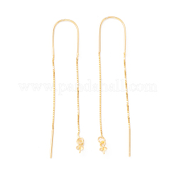 925 Sterling Silver Ear Thread with Peg Bails&nbsp;STER-P047-12G