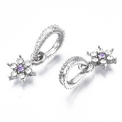 Rack Plating Alloy European Dangle Charms&nbsp;MPDL-N039-043