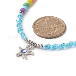 Rhinestone Pendant Necklace&nbsp;NJEW-JN04259