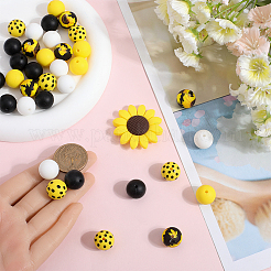 Food Grade Eco-Friendly Silicone Beads&nbsp;SIL-SC0002-23
