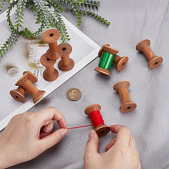 Wooden Bobbins&nbsp;LS-FIND-WH0148-163A