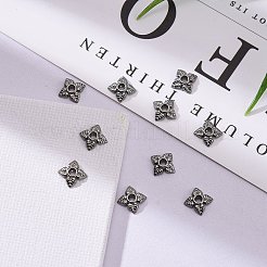 Tibetan Style Alloy Bead Caps&nbsp;TIBEB-Q018-B-FF