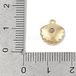 Brass Micro Pave Cubic Zirconia Charms&nbsp;KK-I719-31G
