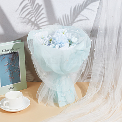 Organza Mesh Flower Bouquets Wrapping Paper&nbsp;OCOR-WH0092-34A