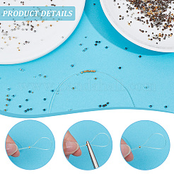 3300Pcs Brass Crimp Beads&nbsp;KK-PA0001-16