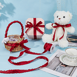 10 Yards Polyester Pleated Edged Ribbon for Clothing Decoration&nbsp;DIY-FI0001-13E