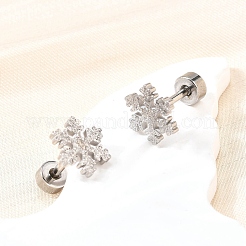 304 Stainless Steel Stud Earrings&nbsp;EJEW-H161-01P-E