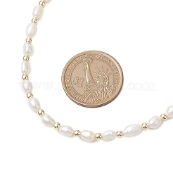 Natural Cultured Freshwater Pearl Beaded Necklaces&nbsp;NJEW-JN05058