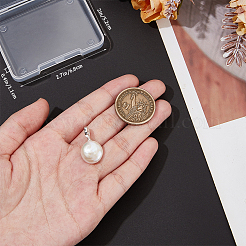 1Pc Natural Baroque Keshi Pearl Pendants&nbsp;FIND-BBC0002-39B