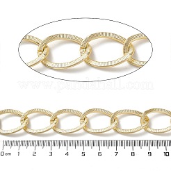 Oxidation Aluminum Grooved Curb Chains&nbsp;CHA-E003-18G