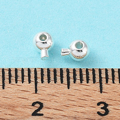 Brass Crimp Beads&nbsp;KK-Z030-16A-S