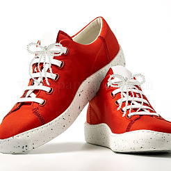 Plastic Imitation Pearl and Alloy Shoe Decorations&nbsp;FIND-WH0152-681