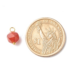 Chakra Theme Natural Genmstone Charms&nbsp;X-PALLOY-JF01241