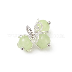 4Pcs Glass Pendants&nbsp;PALLOY-JF04185