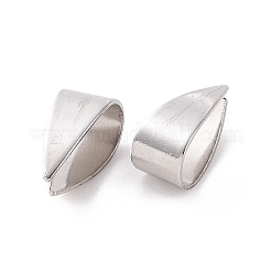 Non-Tarnish 316 Surgical Stainless Steel Snap on Bails&nbsp;STAS-E163-63B-P
