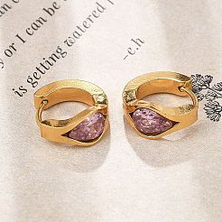 304 Stainless Steel Hoop Earrings&nbsp;EJEW-P309-03G