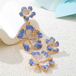 Alloy Enamel Stud Earrings for Women&nbsp;WG594FD-01