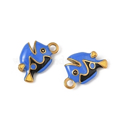304 Stainless Steel Enamel Pendants&nbsp;STAS-P396-10G-02