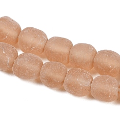 Frosted Handmade Lampwork Beads&nbsp;LAMP-C022-01D