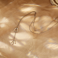 304 Stainless Steel Lariat Necklaces&nbsp;JR3164-1