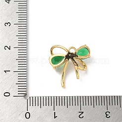 Brass Micro Pave Cubic Zirconia Pendants&nbsp;KK-D504-13A-G