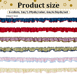 6M 6 Colors Cotton Ribbon&nbsp;OCOR-NB0002-90B