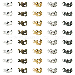 500Pcs 5 Colors Iron Bead Tips&nbsp;IFIN-PJ0001-03