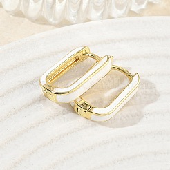 Brass Hoop Earrings&nbsp;KK-CBA98BA-02G-C