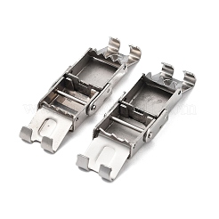 Non-Tarnish 201 Stainless Steel Watch Band Clasps&nbsp;STAS-C006-1