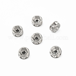 316 Surgical Stainless Steel Crystal Rhinestone Spacer Beads&nbsp;STAS-N032-06P