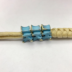 Brass European Beads&nbsp;KK-FH0006-54