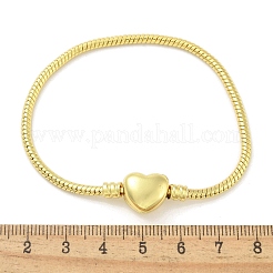 Brass European Style Bracelets for Jewelry Making&nbsp;BJEW-S158-17G