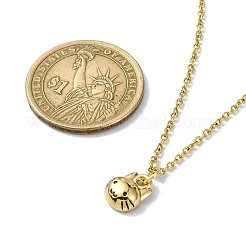Cat Shaped Alloy Enamel Pendant Necklace&nbsp;NJEW-JN04613-03