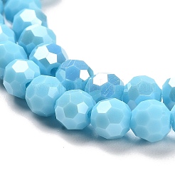 Opaque Glass Beads Stands&nbsp;EGLA-A035-P6mm-B08
