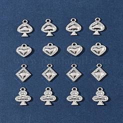 16Pcs 4 Styles Playing Card Theme Charm&nbsp;FIND-FS0003-82