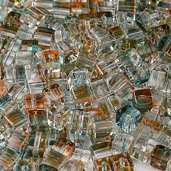 Spray Painted Glass Seed Beads&nbsp;SEED-A034-01A